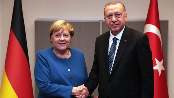 Angela Merkel ve Recep Tayyip Erdoğan Angela Merkel ve Recep Tayyip Erdoğan