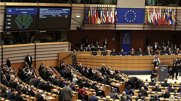 جلسة للبرلمان الأوروبي جلسة للبرلمان الأوروبي