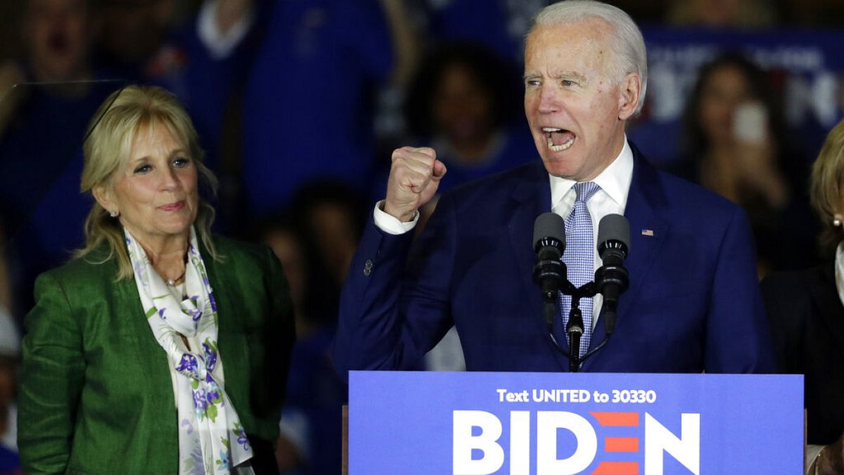 Joe Biden's night started with an emphatic in Virginia 