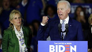 Joe Biden's night started with an emphatic in Virginia