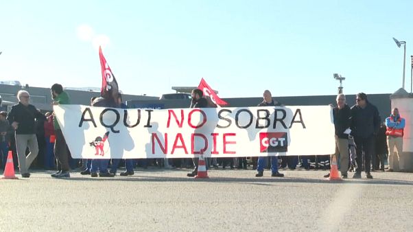 Paro de los trabajadores de la planta de Getafe, el 21 de febrero de 2020 Paro de los trabajadores de la planta de Getafe, el 21 de febrero de 2020