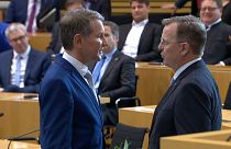 Bodo Ramelow und Björn Höcke im Thüringer Landtag