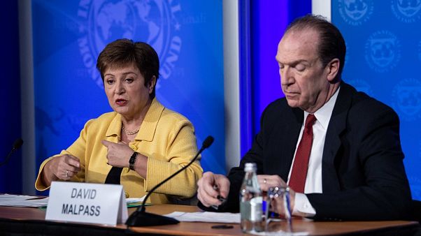 IMF Başkanı Georgieva ve Dünya Bankası Başkanı Malpass IMF Başkanı Georgieva ve Dünya Bankası Başkanı Malpass
