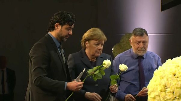 Bewegende Trauerfeier für die Anschlagsopfer von Hanau Bewegende Trauerfeier für die Anschlagsopfer von Hanau