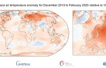 Wärmster Winter in Europa seit Beginn der Aufzeichnungen