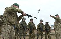 Совместные учения беорусских и британских военных