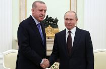 Erdogan und Putin in Moskau