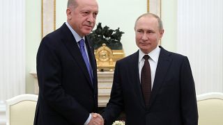 Erdogan und Putin in Moskau