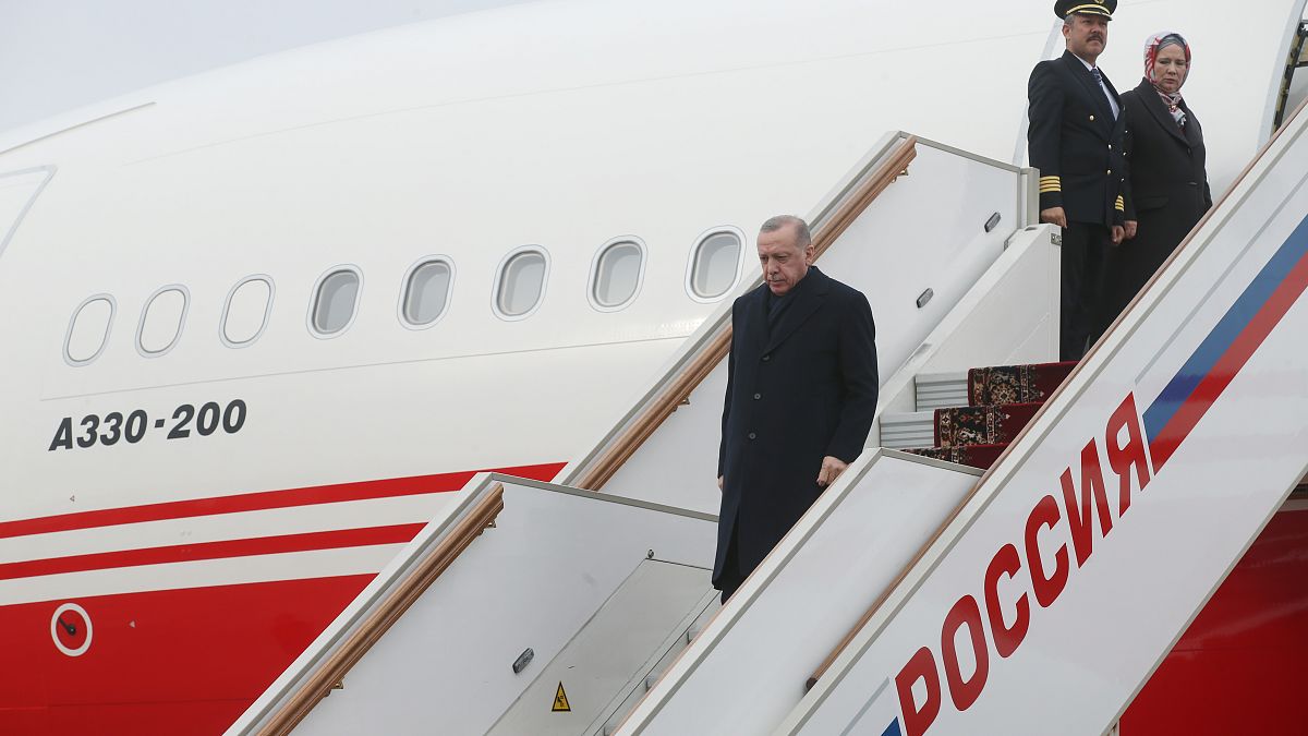 Türkiye Cumhurbaşkanı Recep Tayyip Erdoğan özel uçak "TC-TUR" 