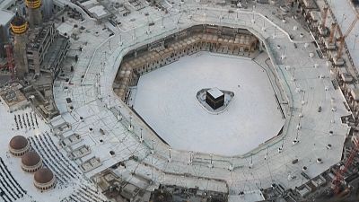 Mekka: Großputz in Moschee