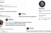 Screenshots der Tweets