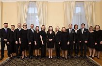Ministers of the new Finnish government, lead by Prime Minister Sanna Marin