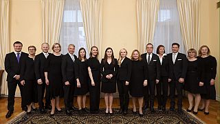 Ministers of the new Finnish government, lead by Prime Minister Sanna Marin