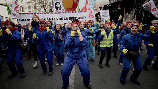 Manifestation pour le droit des femmes à Paris, le 08 mars 2020