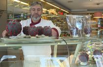 Chocolate coronavirus by French baker provokes smiles