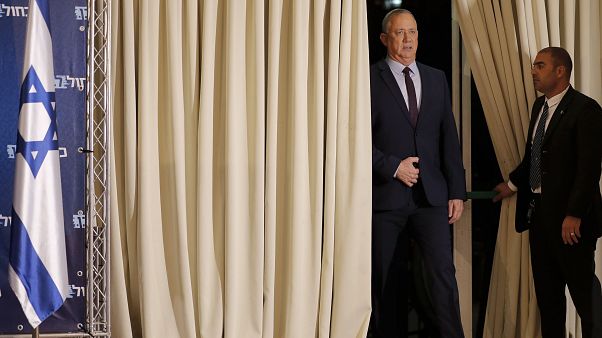 Mavi-Beyaz İttifakı lideri Benny Gantz Mavi-Beyaz İttifakı lideri Benny Gantz