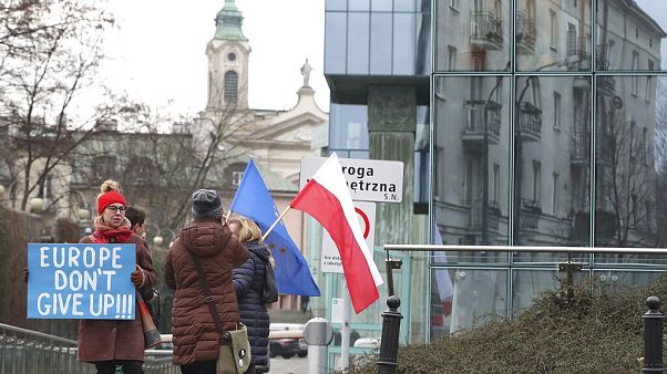 Eine umstrittene Justizreform sorgt seit Monaten für Proteste in Polen und hat international Kritik ausgelöst Eine umstrittene Justizreform sorgt seit Monaten für Proteste in Polen und hat international Kritik ausgelöst