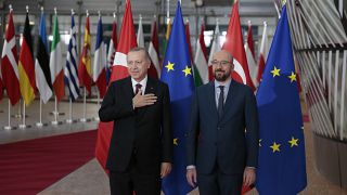 إردوغان يطالب الناتو والاتحاد الأوروبي بتقديم "دعم ملموس" لتركيا