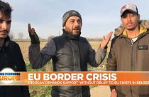 Migrants in the EU-Turkey border