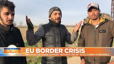 Migrants in the EU-Turkey border