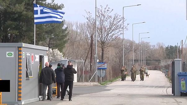 Griechisches Militär schützt EU-Außengrenze Griechisches Militär schützt EU-Außengrenze