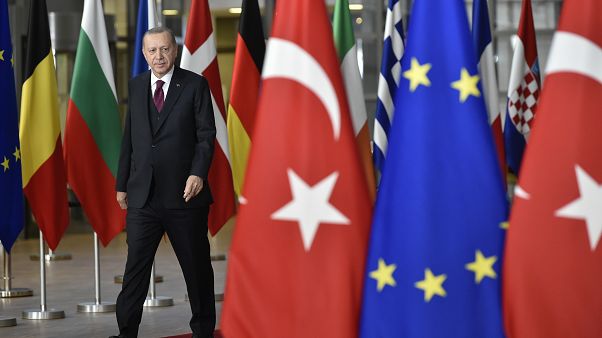 Türkischer Präsident Erdogan bei der EU Türkischer Präsident Erdogan bei der EU