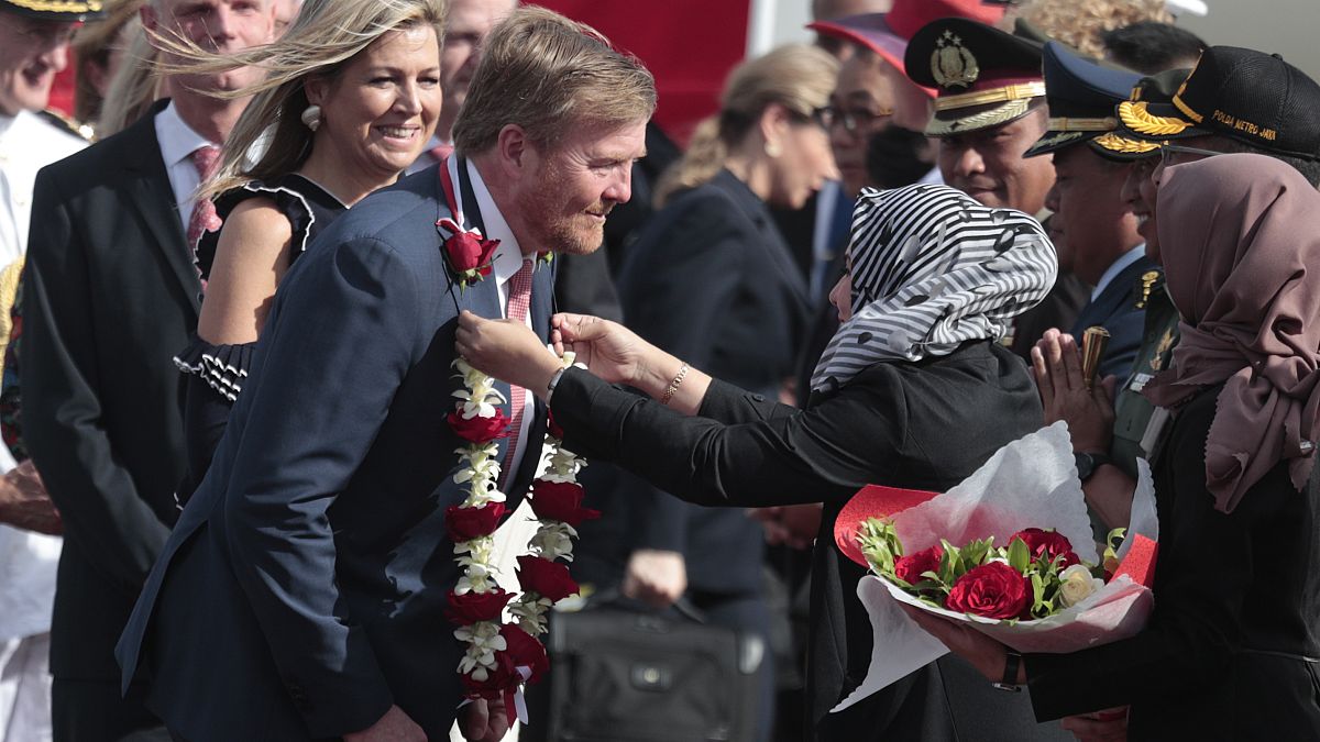 Hollanda Kralı Willem-Alexander ve eşi Maxima Endonezya'ya ziyarette bulunuyor