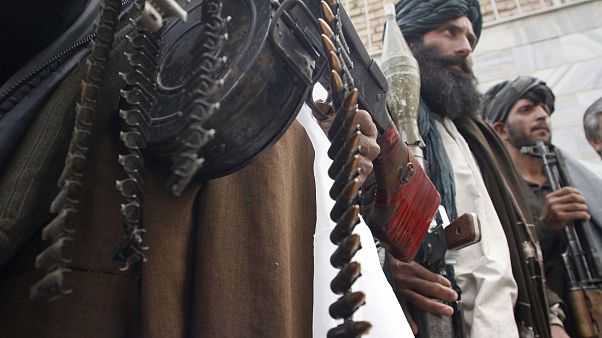 Former Taliban militants hold their heavy and light weapons Herat province west of Kabul, Afghanistan, March 10, 2009. Former Taliban militants hold their heavy and light weapons Herat province west of Kabul, Afghanistan, March 10, 2009.