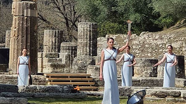 Αντίστροφη μέτρηση για την πρώτη αφή ολυμπιακής φλόγας χωρίς θεατές Αντίστροφη μέτρηση για την πρώτη αφή ολυμπιακής φλόγας χωρίς θεατές