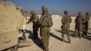 مجموعة من الجنود الأمريكيين في مكان غير معلوم في شمال شرق سوريا  11/11/2019