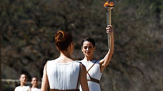 Greece Olympics Tokyo Flame Lighting Virus Outbreak