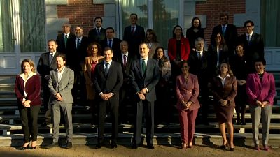 König Felipe und das spanische Kabinett