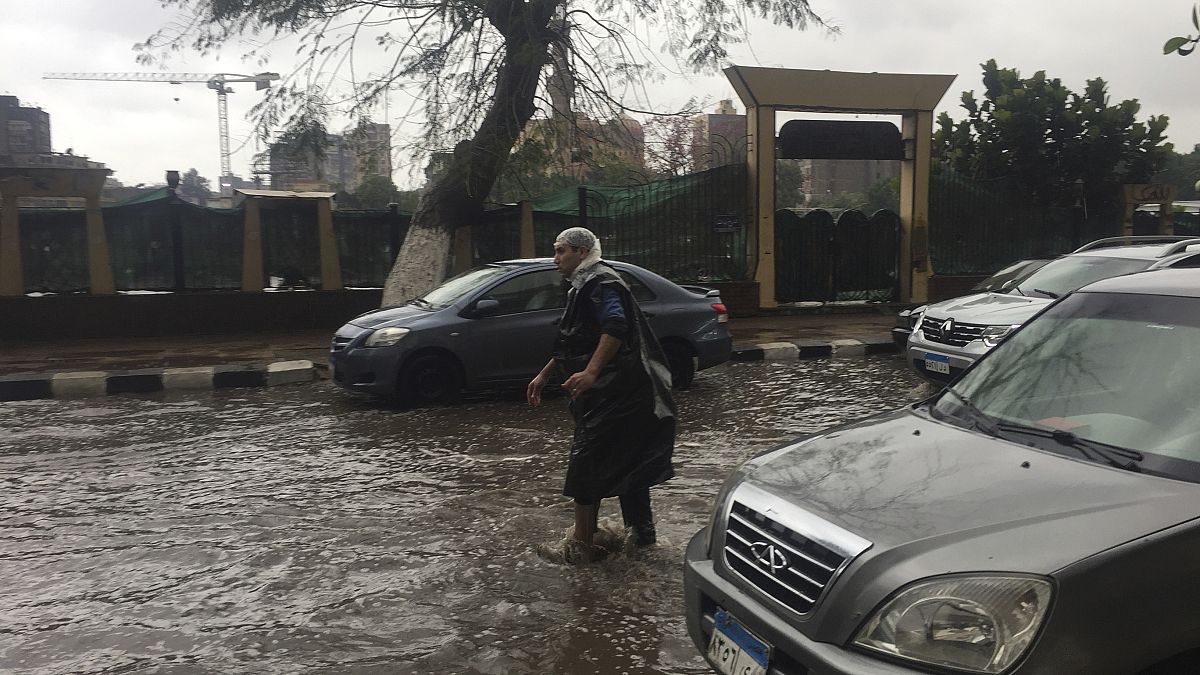 فيديو: مصرع 20 شخصاً في مصر بسبب سوء الأحوال الجوية