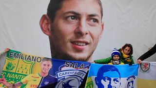 Supporters pay tribute to Argentinian soccer player Emiliano Sala