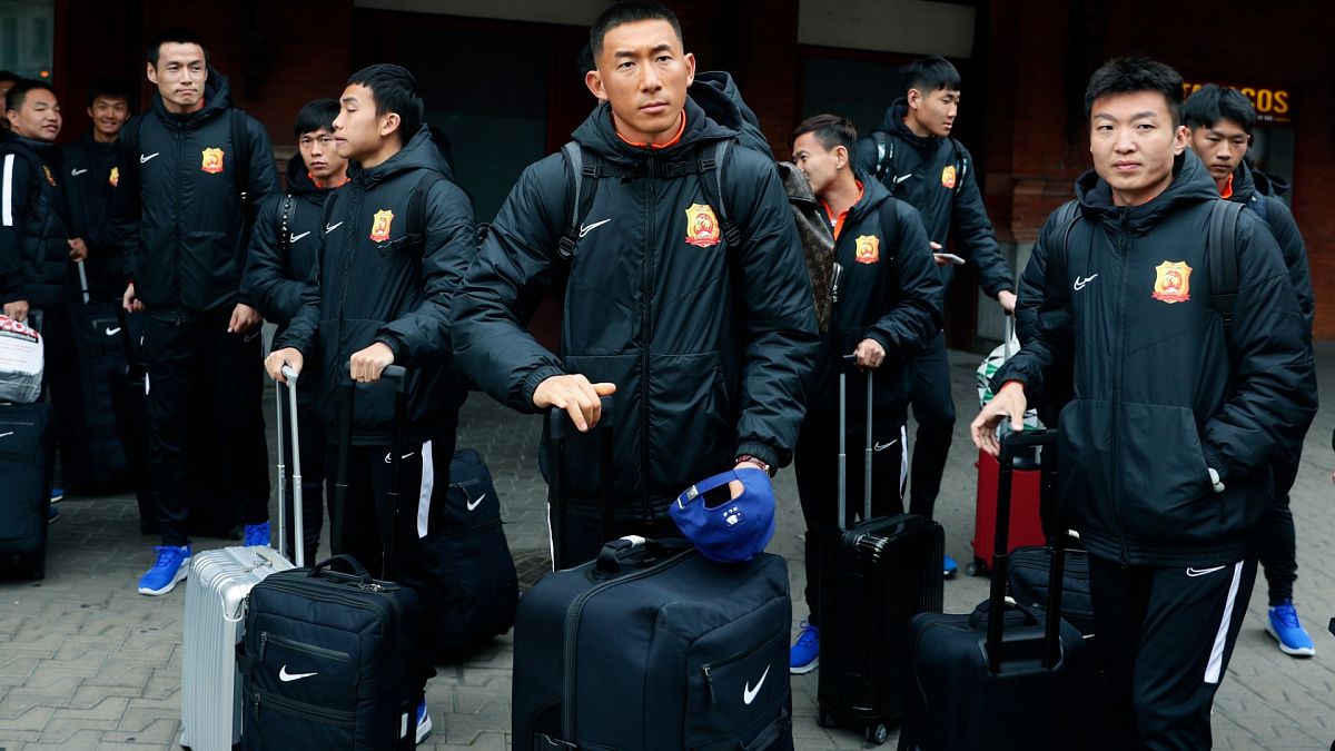 Vuhan takımı oyuncuları İspanya'dan hızla ayrılarak ülkeleri Çin'e gitti