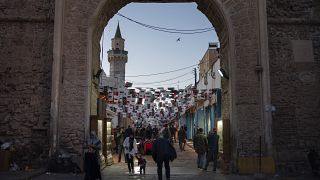 أحد مداخل المدينة القديمة في طرابلس العاصمة الليبية. 25/02/2020