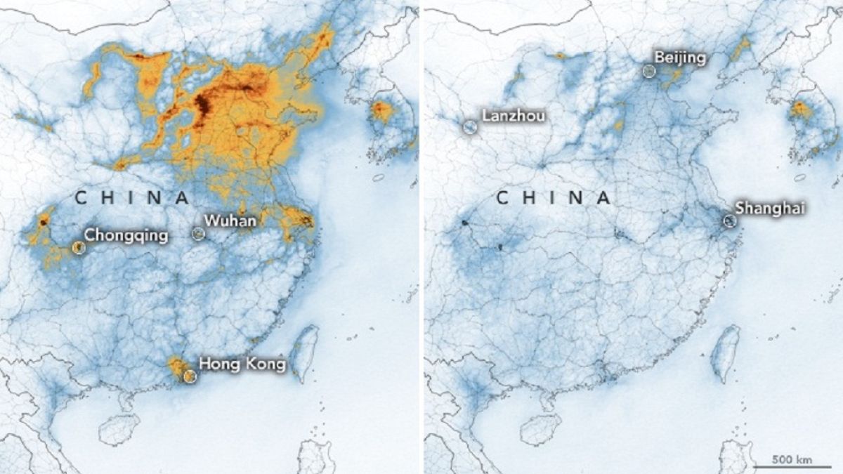 Çin'de koronavirüsten dolayı hava kirliliği azalınca binlerce erken ölüm engellendi