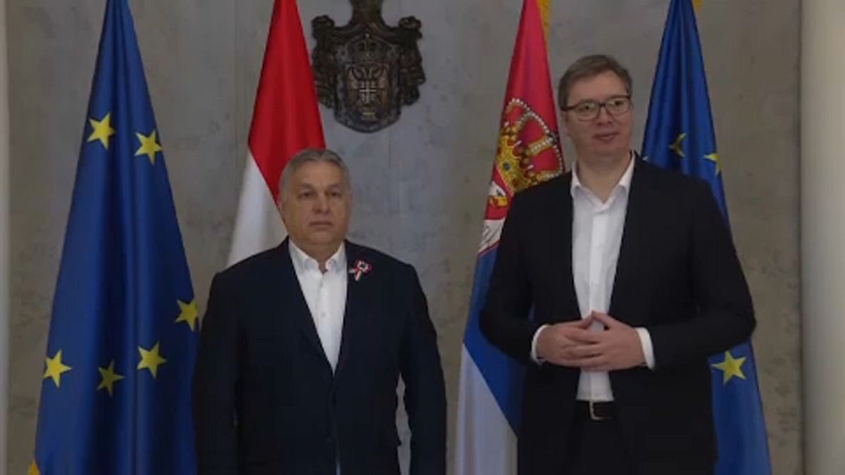 Orbán Viktor és Aleksandar Vučić