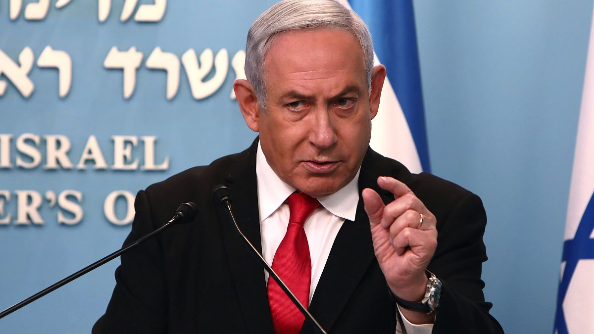 رئيس الوزراء الإسرائيلي المنتهية ولايته بنيامين نتنياهو 