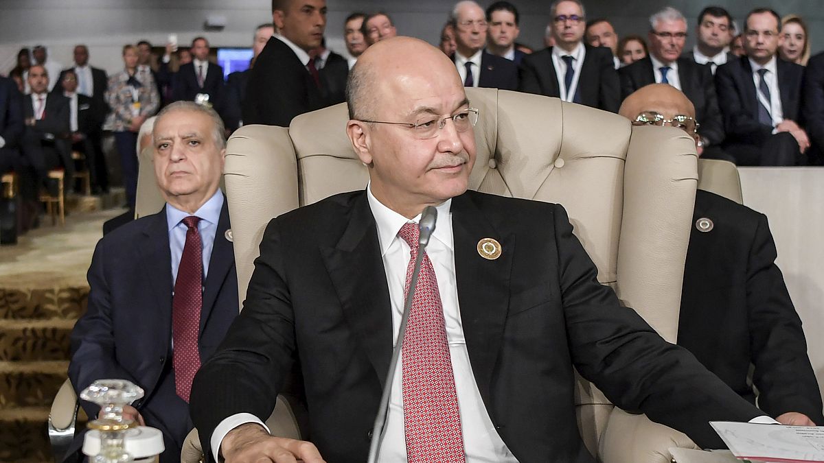 الرئيس العراقي برهم صالح خلال زيارته تونس - 2019/03/01