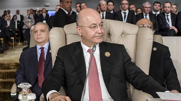 الرئيس العراقي برهم صالح خلال زيارته تونس - 2019/03/01 الرئيس العراقي برهم صالح خلال زيارته تونس - 2019/03/01