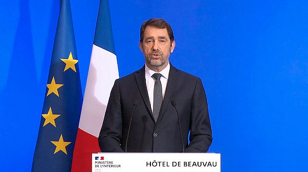 Le ministre français de l'Intérieur, Christophe Castaner, le 17 mars 2020. Le ministre français de l'Intérieur, Christophe Castaner, le 17 mars 2020.