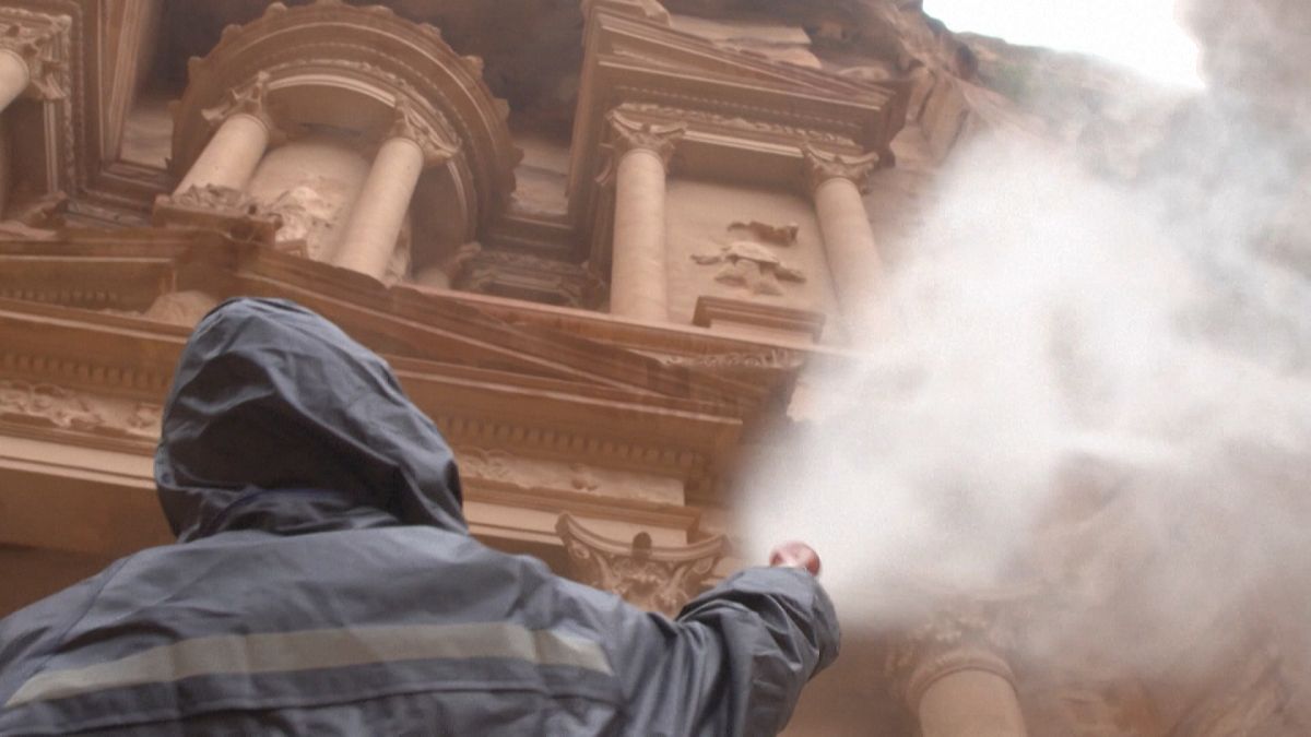 Ιορδανία: Απολύμανση αρχαία πόλη της Πέτρας