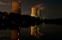 Photo d'illustration - cheminées de la centrale nucléaire de Three Mile Island aux Etats-Unis en novembre 2006