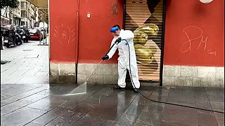 Limpieza de las calles de Madrid