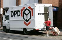 DPD Delivery truck in Germany, September 2019.