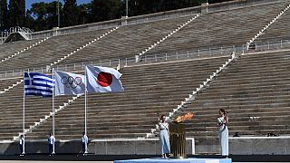 Greece Tokyo Olympics Flame Virus Outbreak