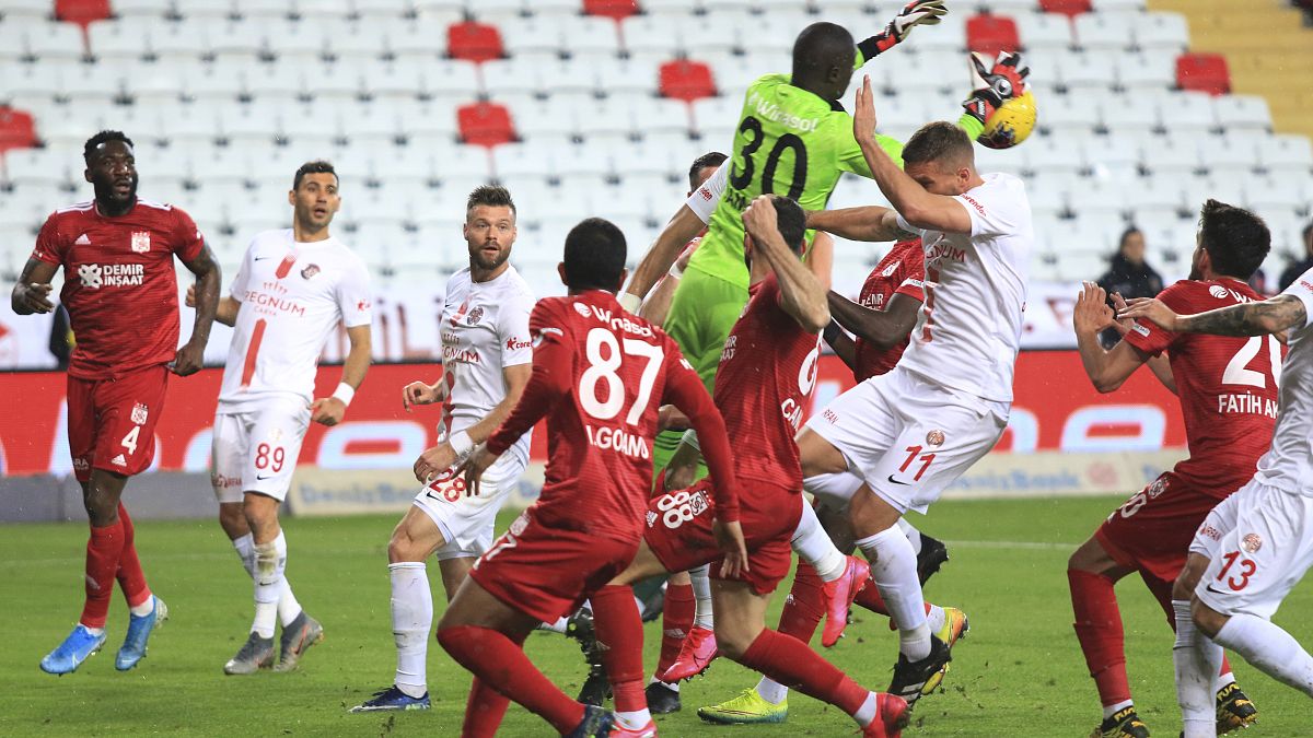 Top-level Turkish football has continued - albeit behind closed doors - despite the coronavirus outbreak