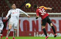 Süper Lig'in 26. haftasındaki derbide Galatasaray, Beşiktaş ile karşılaştı.