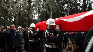 Suriye'de hayatını kaybeden Türk askeri için tören düzenlendi (arşiv)